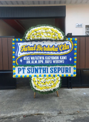 Papan Bunga Duka di Kulwaru